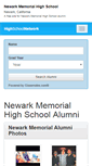 Mobile Screenshot of newarkmemorialhighschool.org